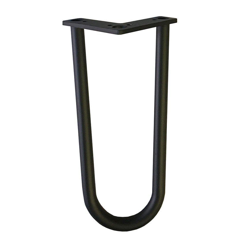 Zwarte Stalen Hairpin Meubelpoten – 20 cm Hoog, Ø 1,6 cm – Furniture Legs Europe