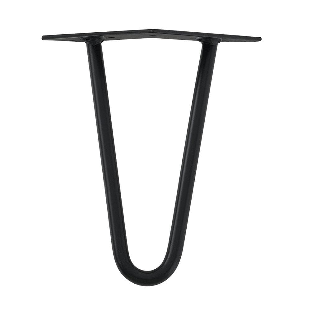 Zwarte Stalen Hairpin Meubelpoten – 30 cm Hoog, Ø 1,2 cm – Furniture Legs Europe