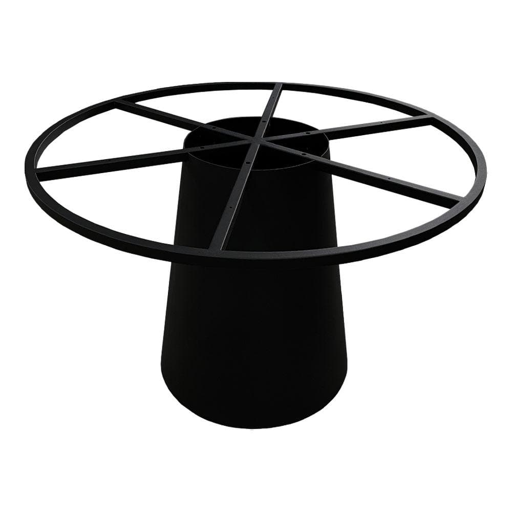 Zwarte Stalen Kegelpoten – Conisch Design van Furniture Legs Europe