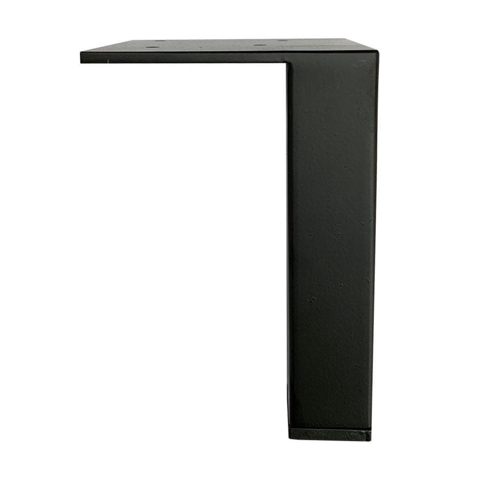 Zwarte Stalen Meubelpoten – 14 cm Hoog, Vierkant 3 × 3 cm