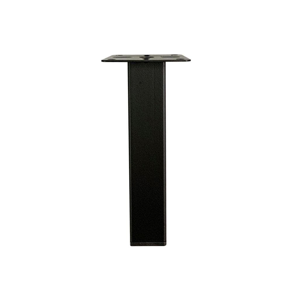 Zwarte Stalen Meubelpoten 2,5 × 2,5 cm – 15 cm Hoog – Furniture Legs Europe