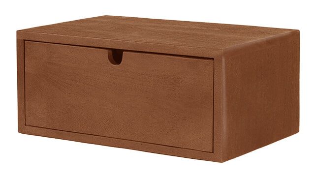 Zwevend Nachtkastje Hover van LABEL51 – Naturel Mangohout met Lade